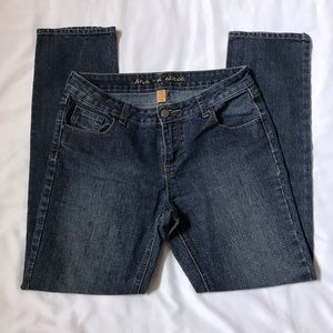 Arizona Jean Co dark blue straight leg jeans
